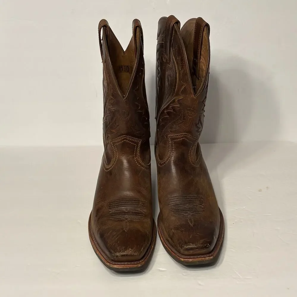 Ariat Legend Phoenix Brown Leather Men's Cowboy Boots 11.5 D Square Toe 10002310